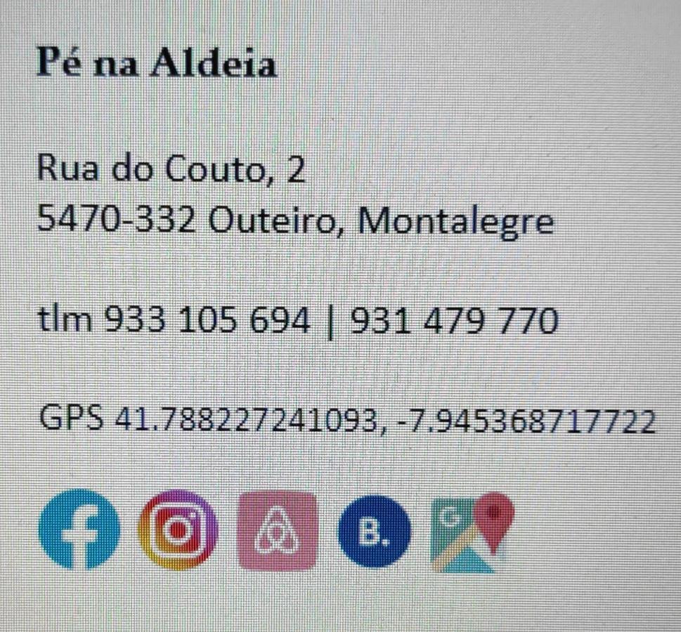 Pe Na Aldeia Villa Outeiro  Eksteriør bilde